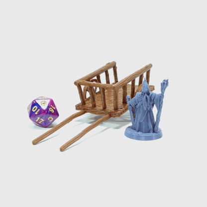 Tabletop Terrain Karren | 28mm Fantasy Scenery für DnD, RPG und Wargaming