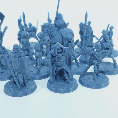 Tabletop Terrain Skelett Armee | 28mm Fantasy Scenery für DnD, RPG und Wargaming
