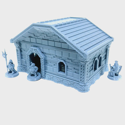 Tabletop Terrain Zwergen Haus 1 | 28mm Fantasy Scenery für DnD, RPG und Wargaming