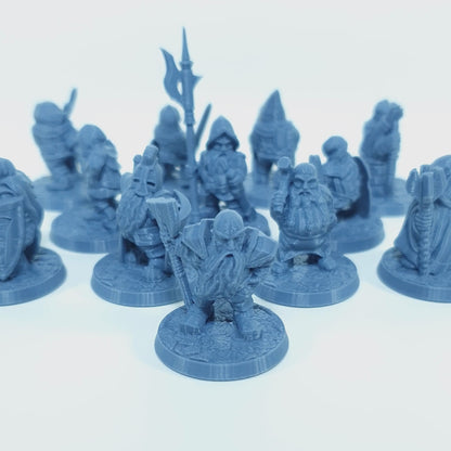 Tabletop Terrain Zwerge | 28mm Fantasy Scenery für DnD, RPG und Wargaming