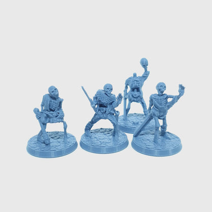 Tabletop Terrain Skelett Krieger | 28mm Fantasy Scenery für DnD, RPG und Wargaming