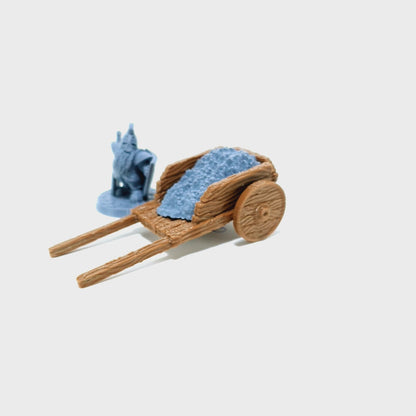Tabletop Terrain Karren | 28mm Fantasy Scenery für DnD, RPG und Wargaming