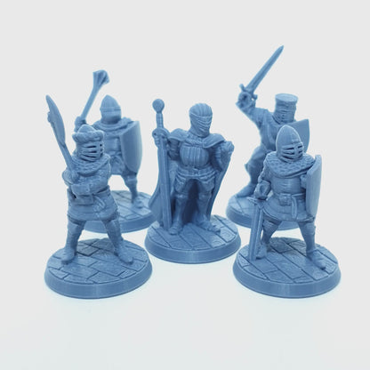 Tabletop Terrain Ritter | 28mm Fantasy Scenery für DnD, RPG und Wargaming