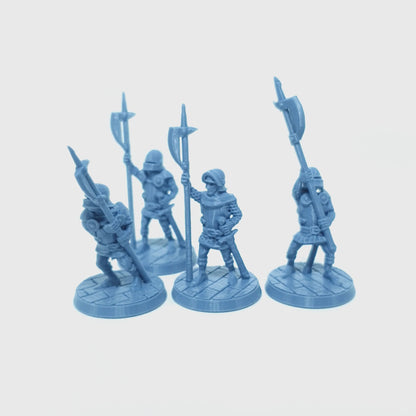 Tabletop Terrain Hellebardier | 28mm Fantasy Scenery für DnD, RPG und Wargaming