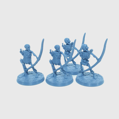Tabletop Terrain Skelett Bogenschützen | 28mm Fantasy Scenery für DnD, RPG und Wargaming