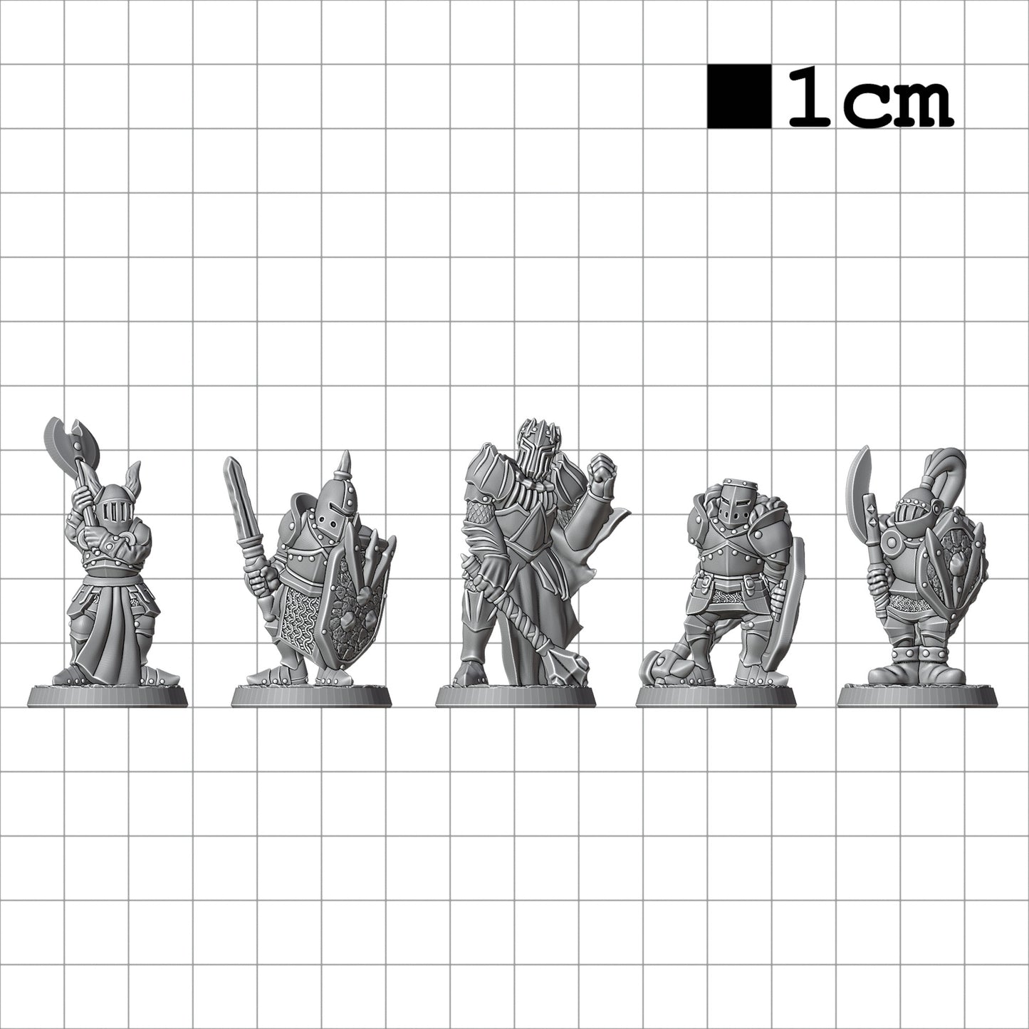 Tabletop Terrain Dunkle Krieger | 28mm Fantasy Scenery für DnD, RPG und Wargaming