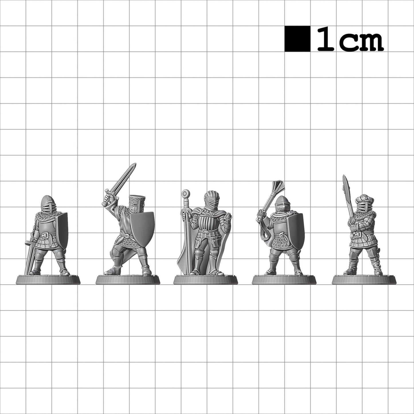Tabletop Terrain Ritter | 28mm Fantasy Scenery für DnD, RPG und Wargaming