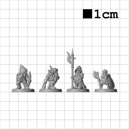 Tabletop Terrain Zwerge | 28mm Fantasy Scenery für DnD, RPG und Wargaming