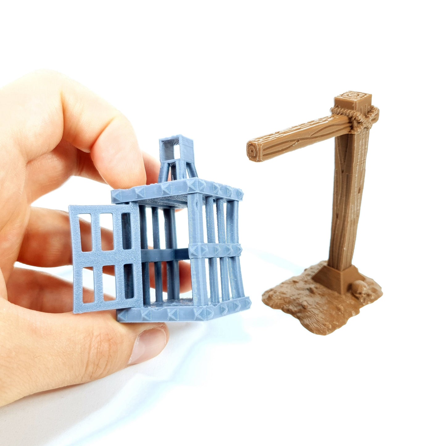 Tabletop Terrain Käfig | 28mm Fantasy Scenery für DnD, RPG und Wargaming