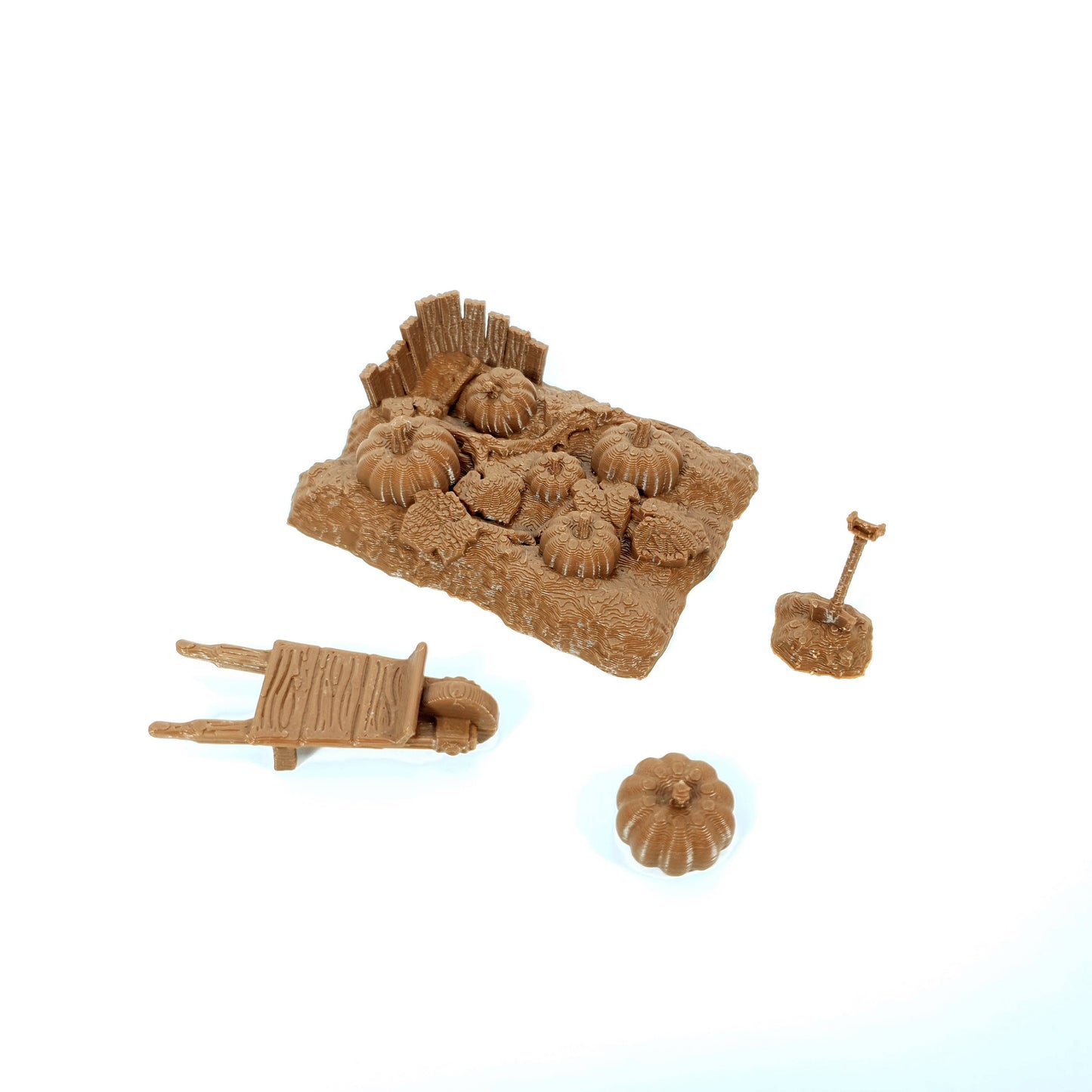 Tabletop Terrain Schuppen mit Garten | 28mm Fantasy Scenery für DnD, RPG und Wargaming