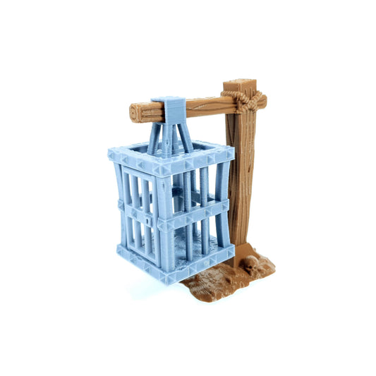 Tabletop Terrain Käfig | 28mm Fantasy Scenery für DnD, RPG und Wargaming