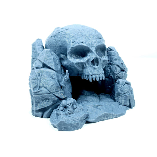 Tabletop Terrain Totenkopf Höhle | 28mm Fantasy Scenery für DnD, RPG und Wargaming