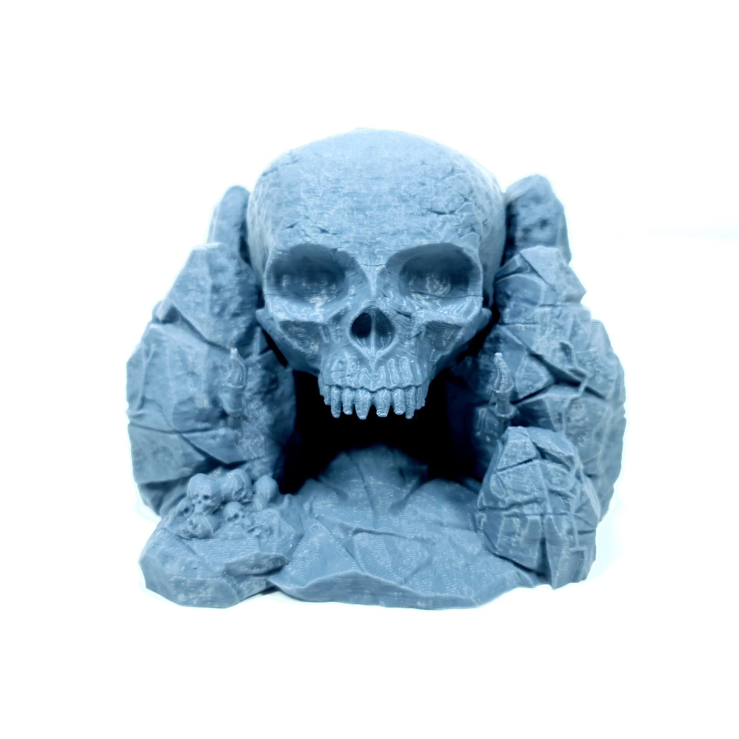 Tabletop Terrain Totenkopf Höhle | 28mm Fantasy Scenery für DnD, RPG und Wargaming