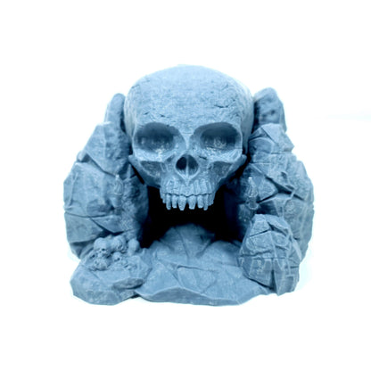 Tabletop Terrain Totenkopf Höhle | 28mm Fantasy Scenery für DnD, RPG und Wargaming