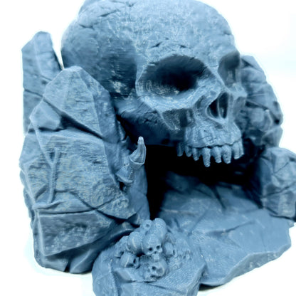 Tabletop Terrain Totenkopf Höhle | 28mm Fantasy Scenery für DnD, RPG und Wargaming