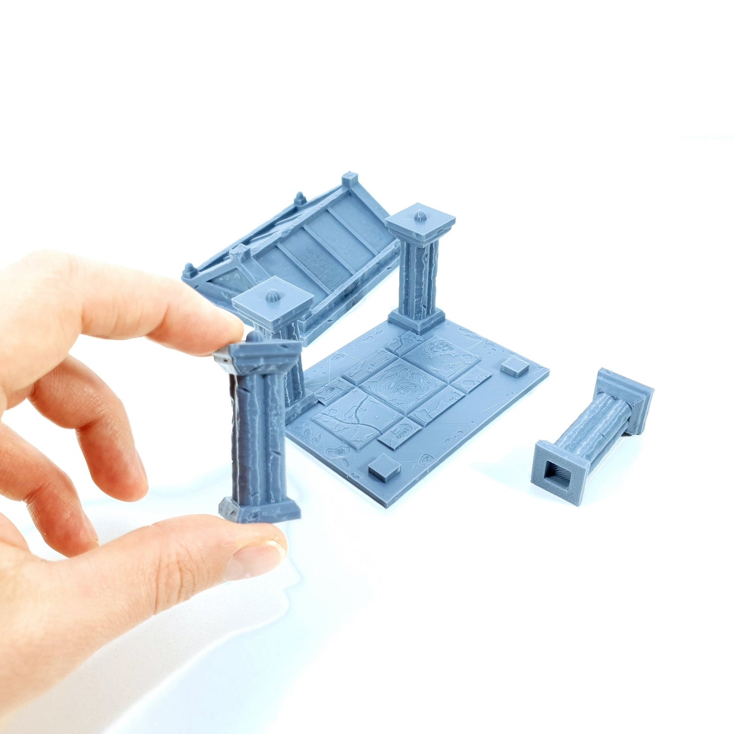 Tabletop Terrain Mausoleum | 28mm Fantasy Scenery für DnD, RPG und Wargaming
