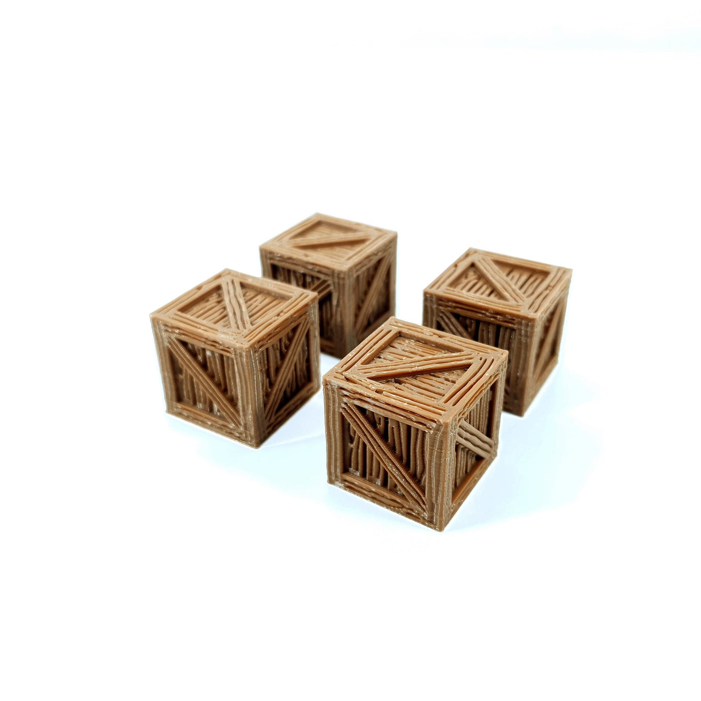 Tabletop Terrain Kisten ×4 | 28mm Fantasy Scenery für DnD, RPG und Wargaming