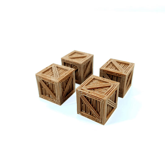 Tabletop Terrain Kisten ×4 | 28mm Fantasy Scenery für DnD, RPG und Wargaming