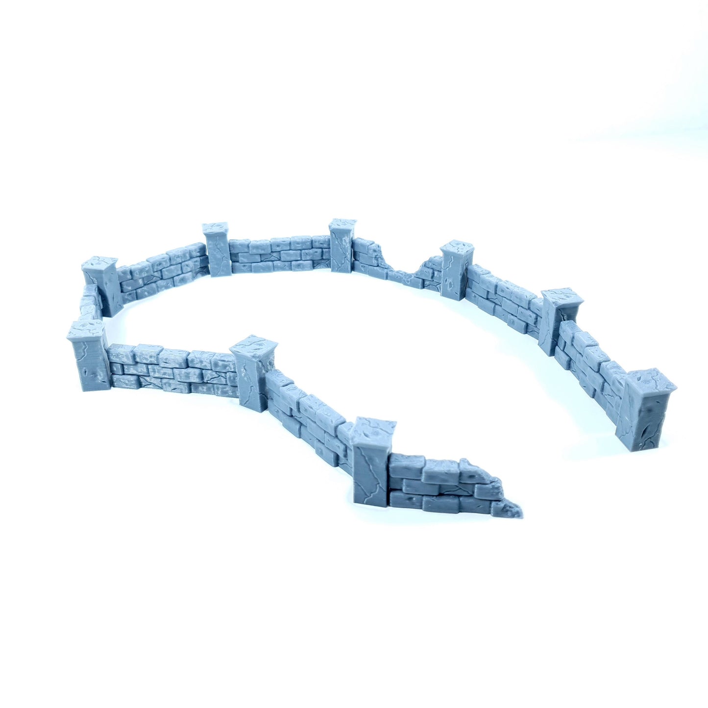 Tabletop Terrain Mauern | 28mm Fantasy Scenery für DnD, RPG und Wargaming
