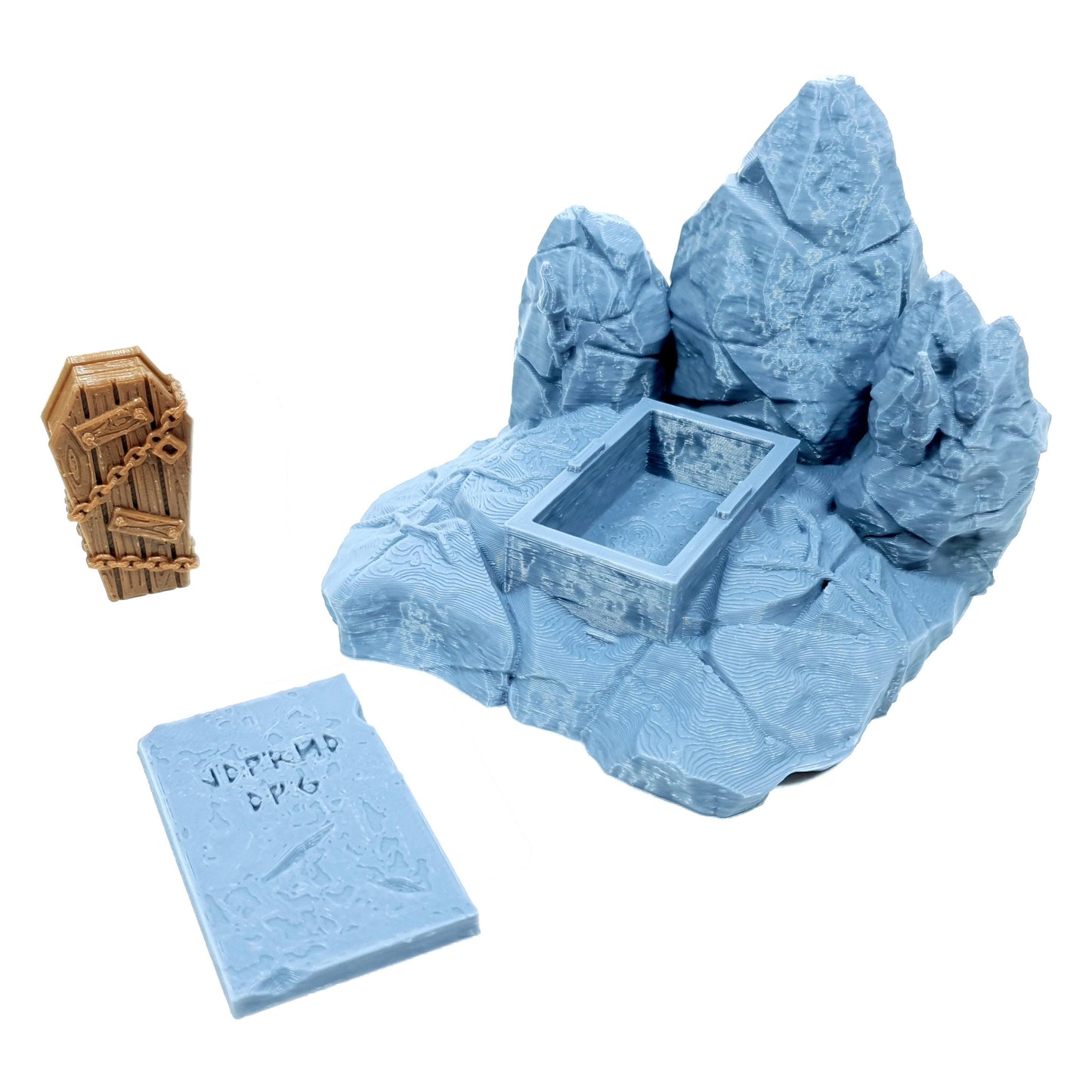 Tabletop Terrain Grabstätte | 28mm Fantasy Scenery für DnD, RPG und Wargaming