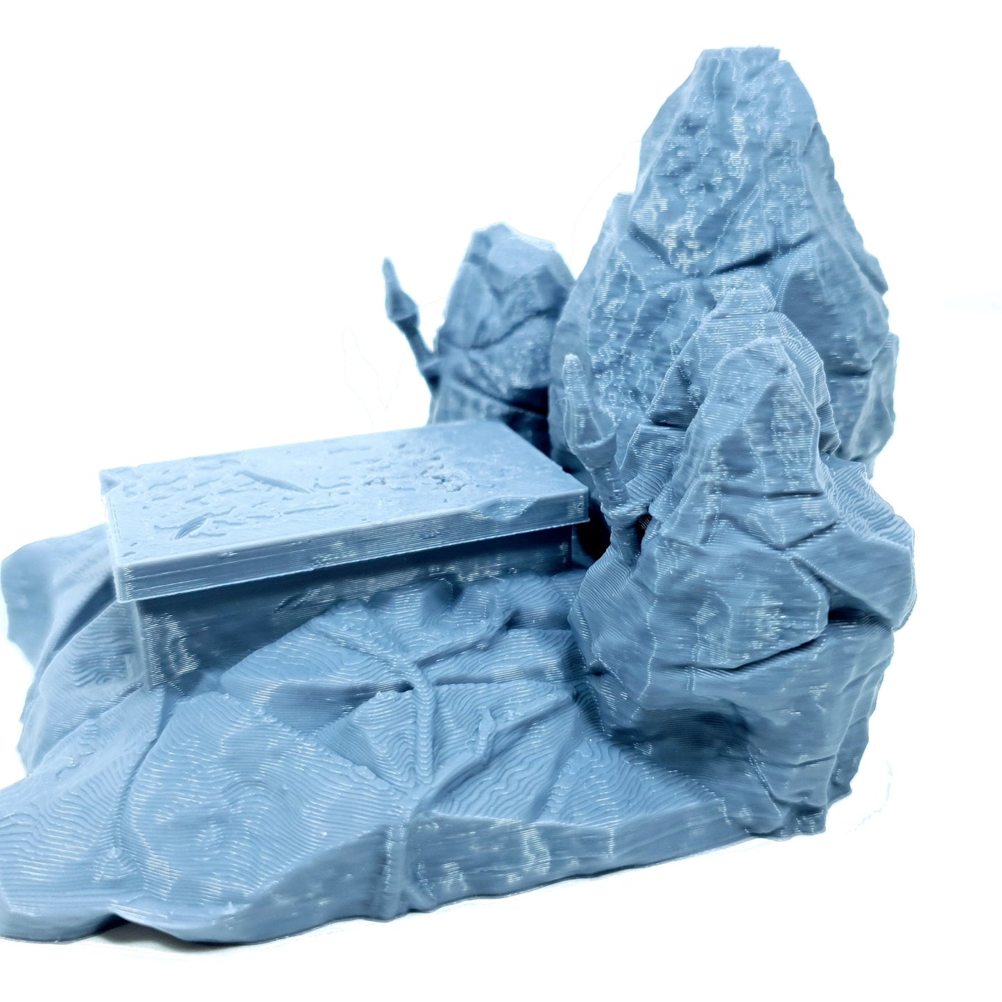 Tabletop Terrain Grabstätte | 28mm Fantasy Scenery für DnD, RPG und Wargaming