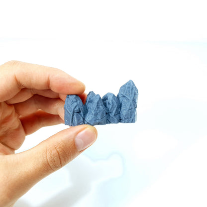 Tabletop Terrain Fels Mauern ×8 | 28mm Fantasy Scenery für DnD, RPG und Wargaming