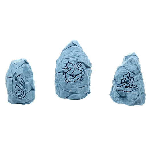 Tabletop Terrain Runen | 28mm Fantasy Scenery für DnD, RPG und Wargaming