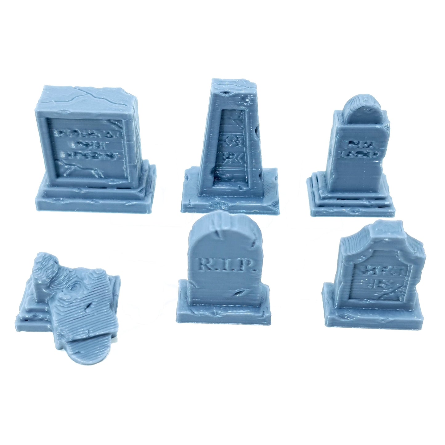 Tabletop Terrain Grabsteine | 28mm Fantasy Scenery für DnD, RPG und Wargaming