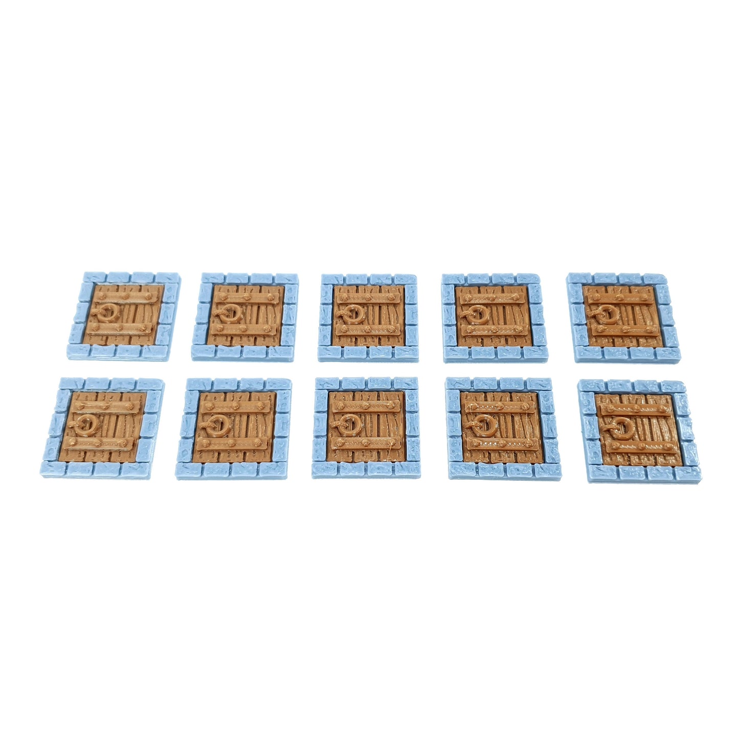 Tabletop Terrain Falltür ×10 | 28mm Fantasy Scenery für DnD, RPG und Wargaming