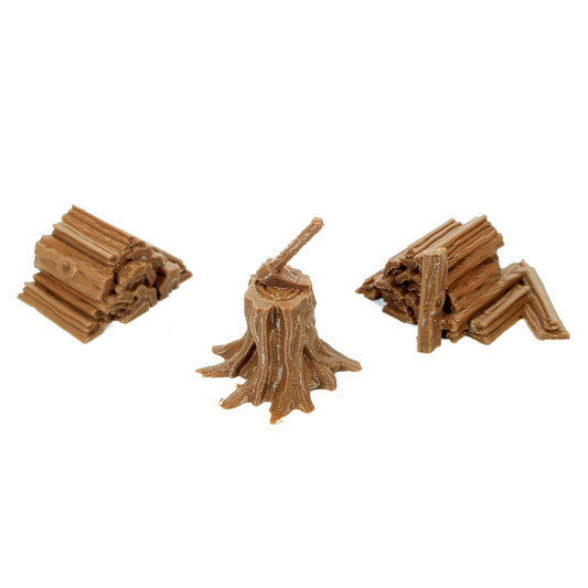 Tabletop Terrain Holz | 28mm Fantasy Scenery für DnD, RPG und Wargaming