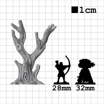 Tabletop Terrain Baum | 28mm Fantasy Scenery für DnD, RPG und Wargaming