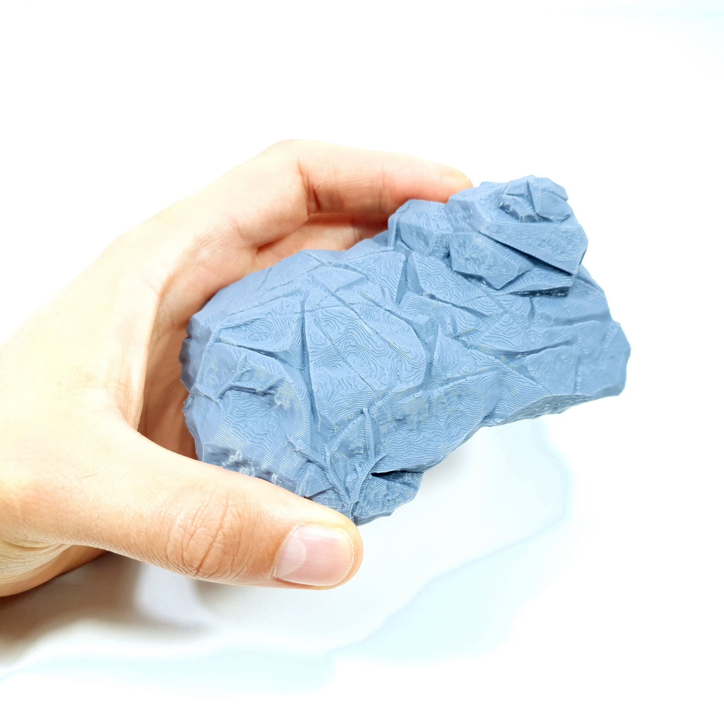 Tabletop Terrain Fels flach | 28mm Fantasy Scenery für DnD, RPG und Wargaming