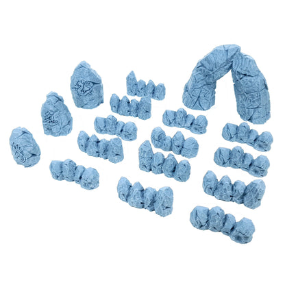 Tabletop Terrain Gedenkstätte | 28mm Fantasy Scenery für DnD, RPG und Wargaming