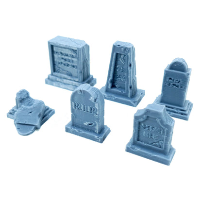 Tabletop Terrain Grabsteine | 28mm Fantasy Scenery für DnD, RPG und Wargaming