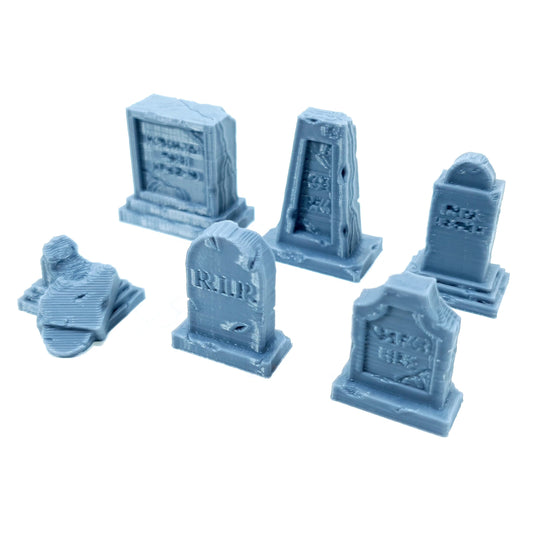 Tabletop Terrain Grabsteine | 28mm Fantasy Scenery für DnD, RPG und Wargaming