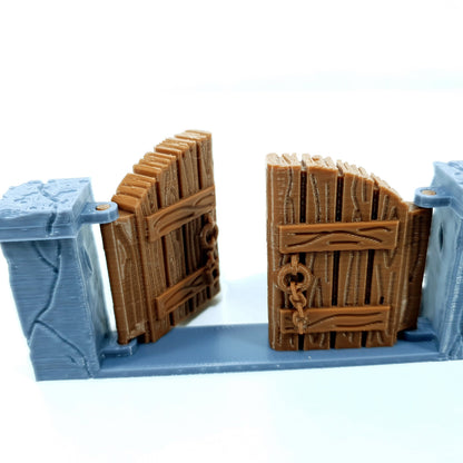 Tabletop Terrain Tor | 28mm Fantasy Scenery für DnD, RPG und Wargaming
